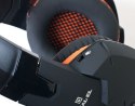 Słuchawki gamingowe REAL-EL GDX-7700 SURROUND 7.1 (black-orange, z wbudowanym mikrofonem)