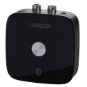 UGREEN ADAPTER ODBIORNIK BLUETOOTH 5.0 2XRCA JACK 3,5MM, APTX CZARNY