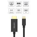 UNITEK ADAPTER MINIDP - HDMI, 4K@30HZ, KABEL 2M