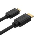 UNITEK KABEL HDMI-MINI HDMI 2.0,4K 60HZ,2M, Y-C179