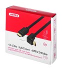 UNITEK KABEL KĄTOW HDMI 270° 2.0,4K60HZ,3M,Y-C1009