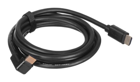 UNITEK KABEL KĄTOWY HDMI 2.0,90',4K60HZ,2M,Y-C1001