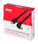 UNITEK KABEL KĄTOWY HDMI 2.0,90',4K60HZ,2M,Y-C1001