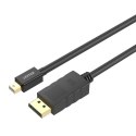 UNITEK KABEL MINIDISPLAYPORT/DISPLAYPORT M/M 2M, Y-C611BK