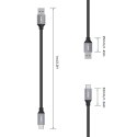 AUKEY CB-CD2 OEM ULTRASZYBKI KABEL USB-C QC 1M