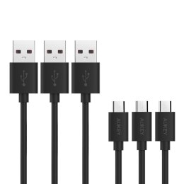 AUKEY CB-D10 KABLE MICRO USB 3 SZT 1.2M QC 3.0