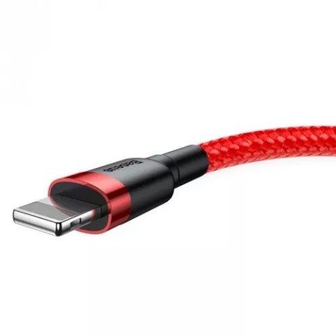 BASEUS KABEL LIGHTNING USB CAFULE1,5A 2M CZERWONY