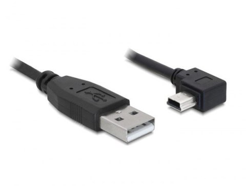 Kabel DELOCK 82684 (USB 2.0 typu A M - Mini-USB typ B M; 5m; kolor czarny)