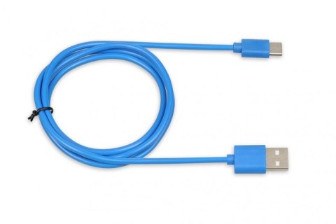 Kabel IBOX IKUMTCB (USB 2.0 typu A - USB typu C ; 1m; kolor niebieski)