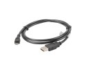 Kabel Lanberg CA-USBM-10CC-0010-BK (USB 2.0 M - Micro USB M; 1m; kolor czarny)