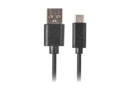 Kabel Lanberg QC 3.0 CA-USBO-20CU-0005-BK (USB 2.0 typu A - USB typu C ; 0,50m; kolor czarny)