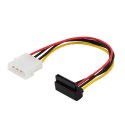 Kabel SAVIO AK-11 (Molex 4-pin M - SATA F; 0,18m)