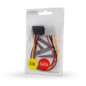 Kabel SAVIO AK-11 (Molex 4-pin M - SATA F; 0,18m)