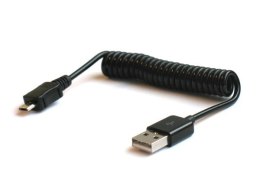 Kabel SAVIO cl-11 (Micro USB M - USB 2.0 typu A M; 1m; kolor czarny)