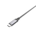 Kabel Silicon Power Boost Link Nylon LK30AC, QC3.0 USB - USB typ C 1m, grey