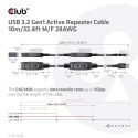 Kabel USB Club3D CAC-1405 (USB 3.2 Gen1 Active Repeater Cable 10m)