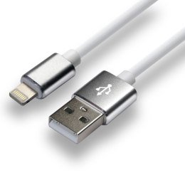 Kabel zasilający everActive CBS-1IW (USB - Lightning ; 1m; kolor biały)