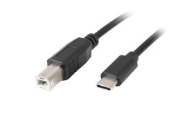 LANBERG KABEL USB-C -> USB-B M/M 2.0 1.8M FERRYT CZARNY CA-USBA-14CC-0018-BK