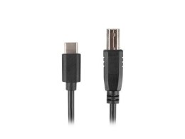 LANBERG KABEL USB-C -> USB-B M/M 2.0 1.8M FERRYT CZARNY CA-USBA-14CC-0018-BK