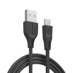 SOMOSTEL KABEL USB MICRO 3.1A CZARNY 3100MAH QUICK CHARGER QC 3.0 1.2M POWERLINE SMS-BT01 BLACK