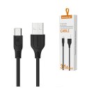 SOMOSTEL KABEL USB MICRO 3.1A CZARNY 3100MAH QUICK CHARGER QC 3.0 1.2M POWERLINE SMS-BT01 BLACK