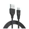 SOMOSTEL KABEL USB MICRO 3.1A CZARNY 3100MAH QUICK CHARGER QC 3.0 1.2M POWERLINE SMS-BT01 BLACK