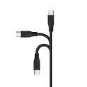 SOMOSTEL KABEL USB MICRO 3.1A CZARNY 3100MAH QUICK CHARGER QC 3.0 1.2M POWERLINE SMS-BT01 BLACK