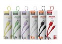 SOMOSTEL KABEL USB MICRO 3A SOMOSTEL CZERWONY 3100MAH QUICK CHARGER 1.2M POWERLINE SMS-BP06 MACARON SMS-BP06 CZERWONY