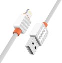 SOMOSTEL KABEL USB TYP-C 2A BIAŁY 2000MAH QUICK CHARGER 1M POWERLINE SMS-BP03 BIAŁY