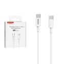 SOMOSTEL KABEL USB TYP-C DO TYP-C 5A 18W BIAŁY 5000MAH POWER DELIVERY 1.2M SMSBT10