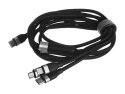 UNITEK KABEL USB 3W1,USBC,MICROUSB, LIGHTNING,1,5M