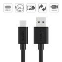 UNITEK USB CABLE USB-A — USB-C 25CM, Y-C480BK