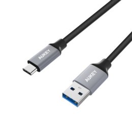 Zestaw kabli AUKEY CB-CMD1 (USB 3.0 - USB typu C ; 1m; kolor czarny)