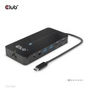 Club 3D CSV-1595 USB GEN1 TYPE-C 7-IN-1 HUB WITH 2XHDMI, 2USB GEN1 TYPE-A, 1 RJ45, 1X3.5MM AUDIO, 1XUSB GEN1 TYPE-C 100W FEMALE 