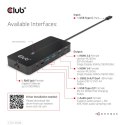 Club 3D CSV-1595 USB GEN1 TYPE-C 7-IN-1 HUB WITH 2XHDMI, 2USB GEN1 TYPE-A, 1 RJ45, 1X3.5MM AUDIO, 1XUSB GEN1 TYPE-C 100W FEMALE 