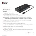 Club 3D CSV-1595 USB GEN1 TYPE-C 7-IN-1 HUB WITH 2XHDMI, 2USB GEN1 TYPE-A, 1 RJ45, 1X3.5MM AUDIO, 1XUSB GEN1 TYPE-C 100W FEMALE 