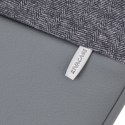 RIVACASE ETUI NA LAPTOP 13,3" EGMONT, SZARE, SKÓRA EKOLOGICZNA I TWEED, KIESZEŃ NA AKCESORIA