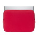 RIVACASE ETUI NA LAPTOP 13,3-14" ANTISHOCK, CZERWONE, NEOPRENOWE