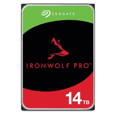 Dysk HDD Seagate IronWolf Pro ST14000NE0008 (14 TB; 3.5"; SATA III; 256 MB; 7200 obr/min)