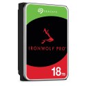 Dysk HDD Seagate IronWolf Pro ST18000NE000 (18 TB ; 3.5"; 256 MB; 7200 obr/min)