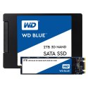 Dysk SSD WD Blue WDS200T2B0A (2 TB ; 2.5"; SATA III)