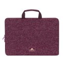 RIVACASE ETUI NA LAPTOP 13,3" ANVIK, CZERWONY BURGUND, Z UCHWYTEM, Z MATERIAŁU WODOODPORNEGO