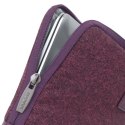 RIVACASE ETUI NA LAPTOP 13,3" EGMONT CZERWONE, SKÓRA EKOLOGICZNA I TWEED, KIESZEŃ NA AKCESORIA