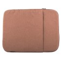 Torba LOGIC Plush FUT-LC-PLUSH-15-BROWN (kolor brązowy)