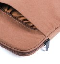 Torba LOGIC Plush FUT-LC-PLUSH-15-BROWN (kolor brązowy)