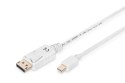 Kabel Assmann AK-340102-030-W (DisplayPort M - Mini DisplayPort M; 3m; kolor biały)