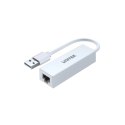 UNITEK ADAPTER USB-A RJ45, ETHERNET 100MBPS, BIAŁY