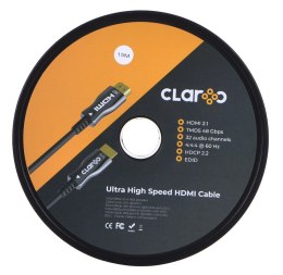 CLAROC KABEL HDMI ŚWIATŁOWODOWY AOC, 2.1, 8K, 15M