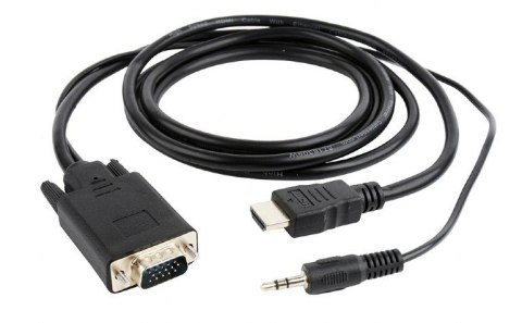 Kabel GEMBIRD CC-DP-HDMI-5M (HDMI M - DisplayPort M; 5m; kolor czarny)