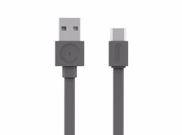 Kabel allocacoc USBcable Usb-C Flat 10453GY/USBCBC (USB 2.0 typu A - Lightning ; kolor szary)